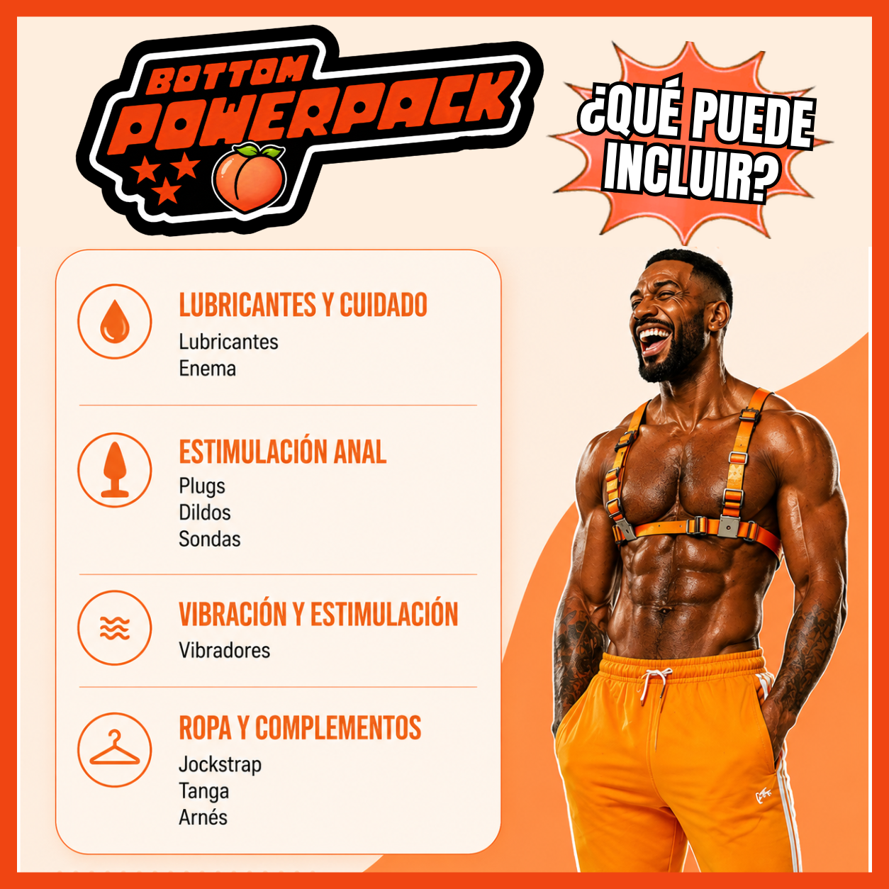 Posibles productos incluidos en el Bottom PowerPack Gaylicious