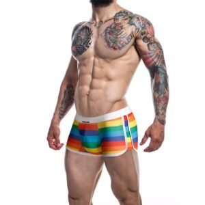 cut4men c4m06 athletic trunk rainbow