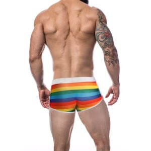 cut4men c4m06 athletic trunk rainbow