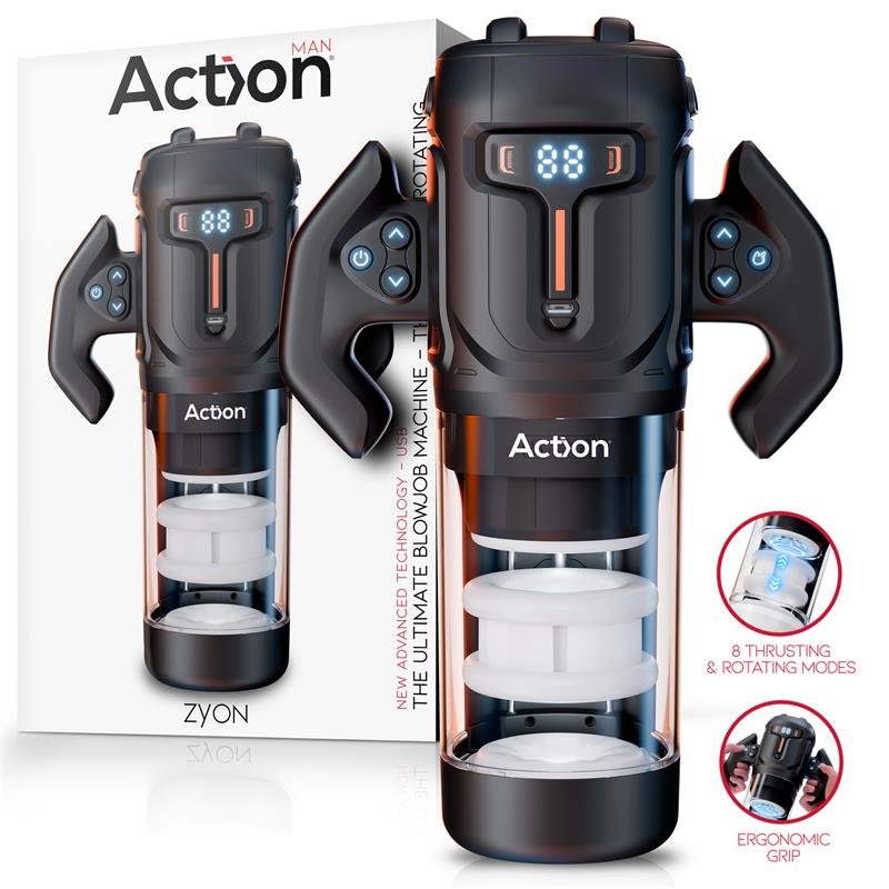 zyon – masturbador automático con rotación y movimiento up & down zyon – masturbador automático con rotación y movimiento up & down