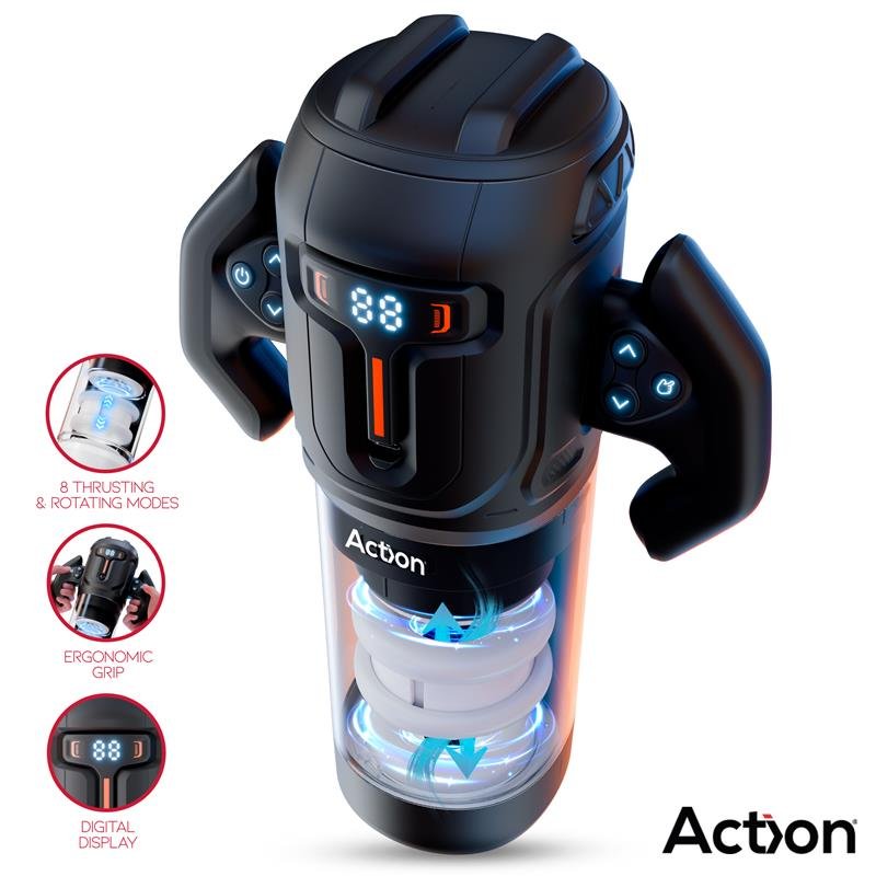 zyon – masturbador automático con rotación y movimiento up & down zyon – masturbador automático con rotación y movimiento up & down