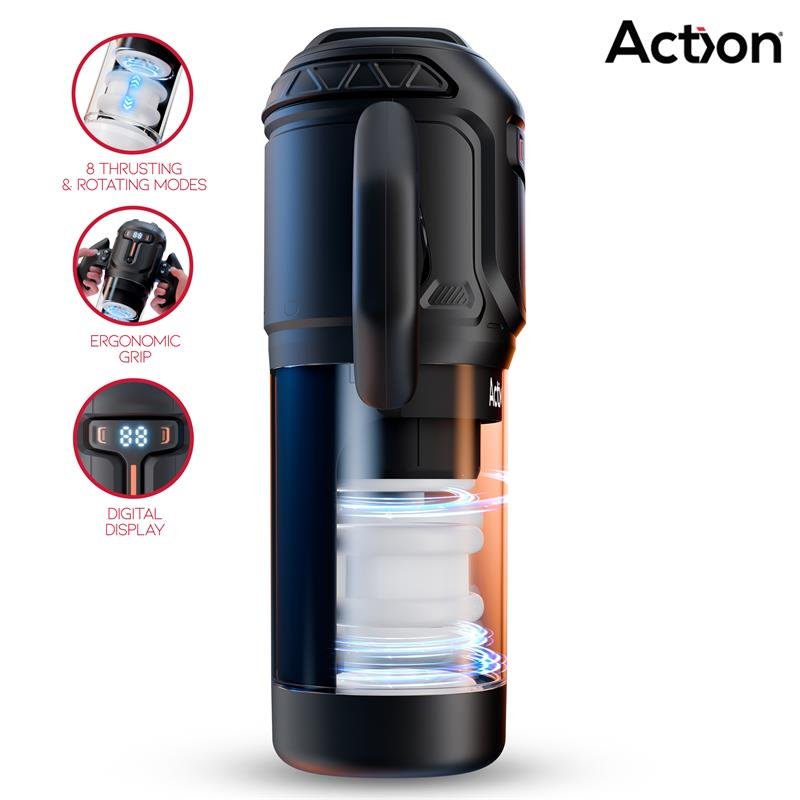 zyon – masturbador automático con rotación y movimiento up & down zyon – masturbador automático con rotación y movimiento up & down