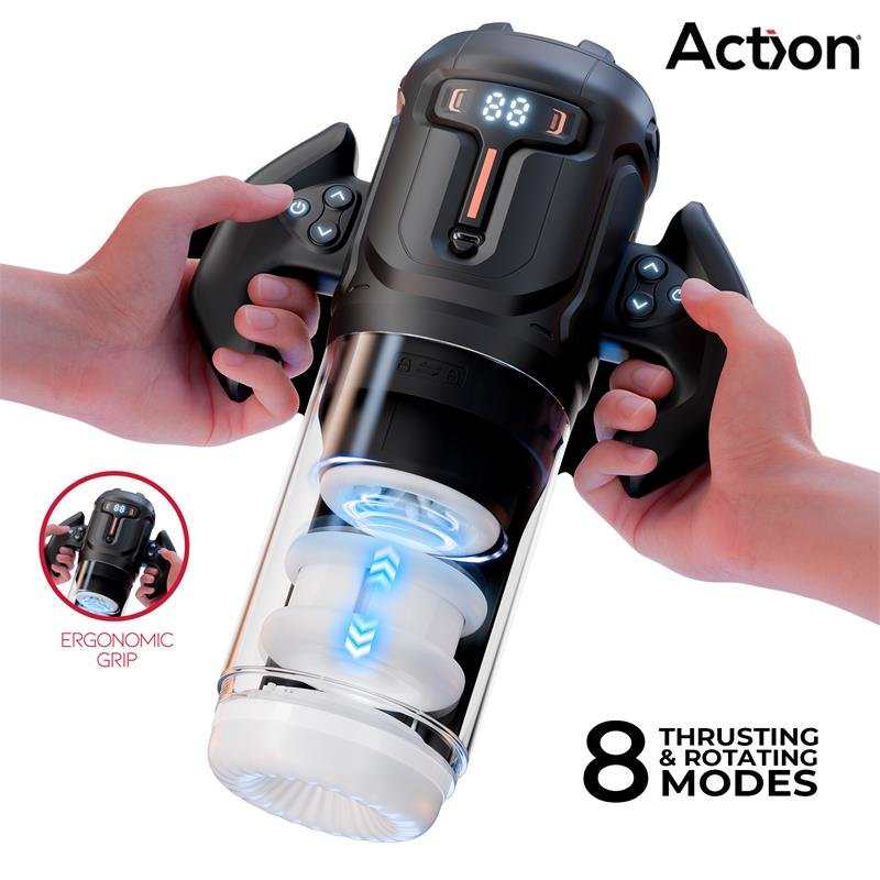zyon – masturbador automático con rotación y movimiento up & down zyon – masturbador automático con rotación y movimiento up & down