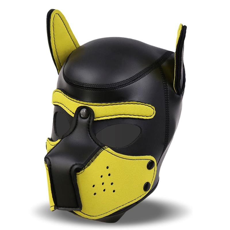 2 hound mascara de perro neopreno hocico extraible negroamarillo talla unica 2 hound mascara de perro neopreno hocico extraible negroamarillo talla unica
