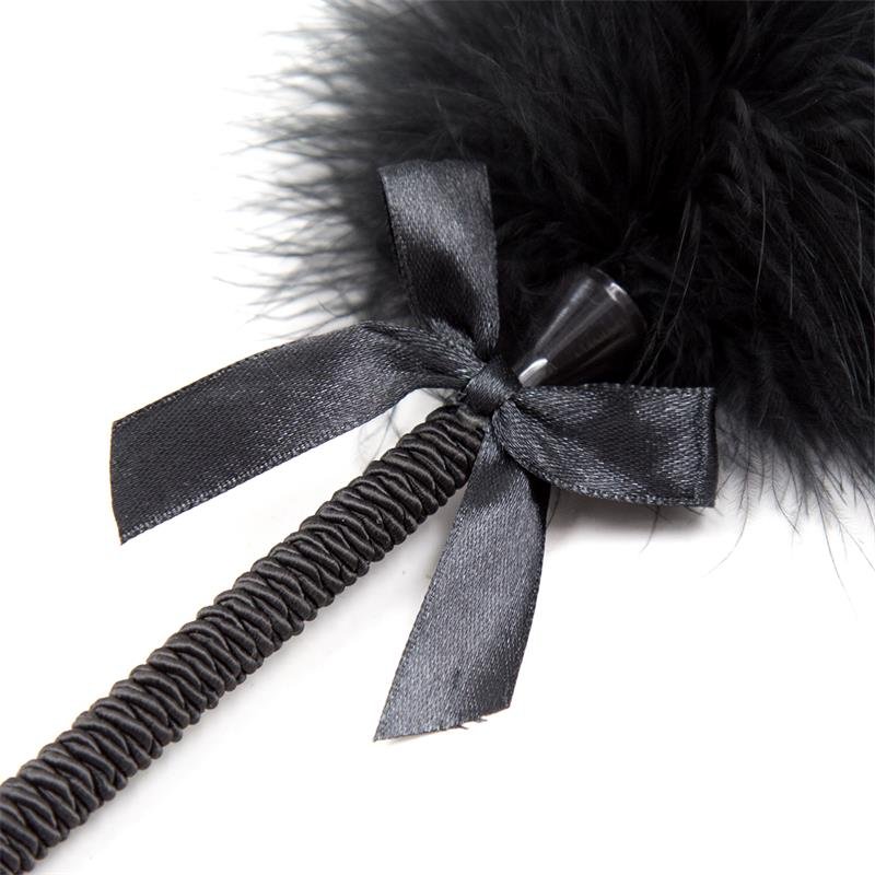 2 plumero con lazo 25 cm negro 2 plumero con lazo 25 cm negro