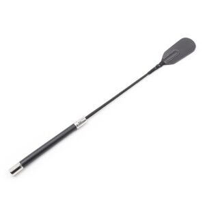 BDSM/Fetish Fusta BDSM ovalada de 45 cm con mango de detalles plateados