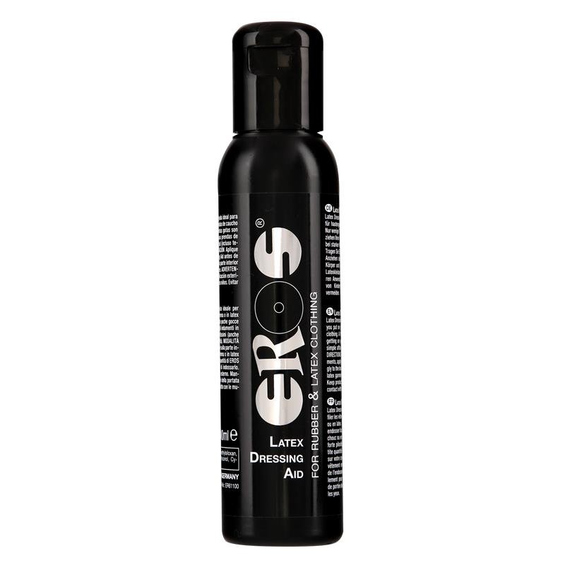 main Ayuda EROS para ponerse prendas de látex 100 ml