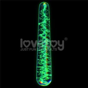1 dildo de cristal que brilla en la oscuridad dark twilight slim fantasy