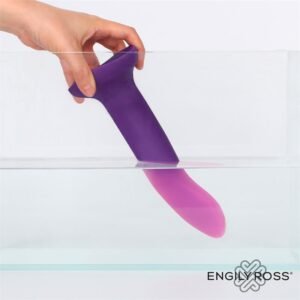 2 dildo que cambia de color pupura a rosa talla l 21 cm